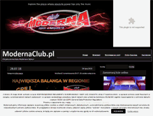 Tablet Screenshot of modernaclub.pl